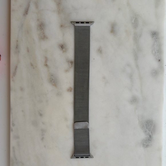 Apple Silver Mesh Smartwatch Band